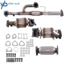 For Honda Pilot 3.5l 2009 2010-2015 All 3 Catalytic Converter And Flex Y Pipe