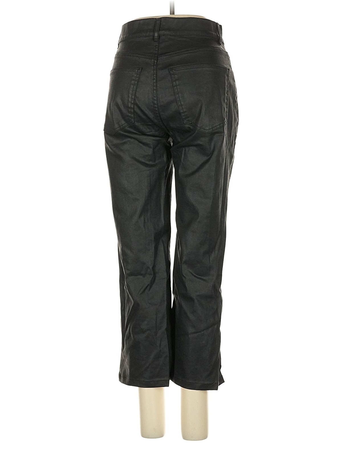 Massimo Dutti Women Black Jeans 4 thumbnail 2