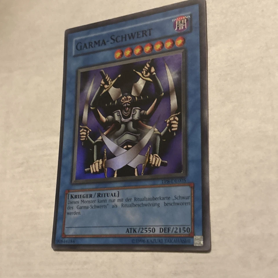 Yugioh - Garma Sword TP8-DE005 Super Rare - GERMAN DE005 Spada Garma - Image 2 of 4