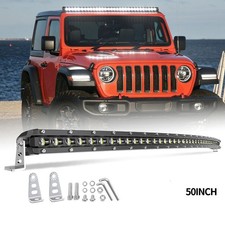 Curved 202632384450 Led Light Bar Offroad Single Row Combo Driving Light