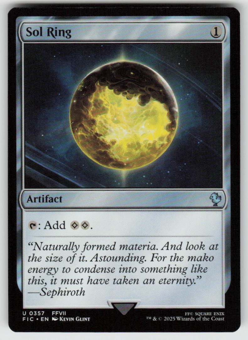 Sol Ring (0357) Uncommon Commander: FINAL FANTASY 357 MTG Near Mint