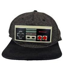 2016 Nintendo Metal Controller Logo Hat Snapback Gray/black One Size