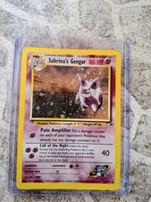 Sabrina's Gengar 14/132 Gym Heroes Holo on eBay