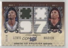 2008-09 UD Premier Remnants 4 15/50 Rashard Lewis Shawn Marion #PR4-LM y8a
