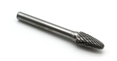 TEMO SF-3 Double Cut Carbide Rotary Burr File 3/8''Round Tree, 1/4'' D 2''L Shank