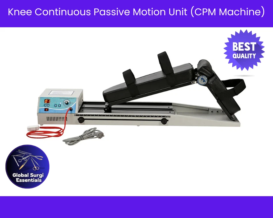 Machine d'exercice du genou à mouvement passif continu (CPM) pour la... - Photo 2/4