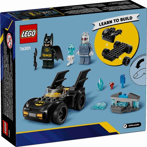 LEGO 76301 DC Batman & Batmobil vs. Mr. Freeze, 2 Minifiguren, Eis-Elemente - Bild 4 von 6