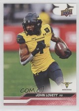 2024 Upper Deck UFL Red John Lovett #3 17iz