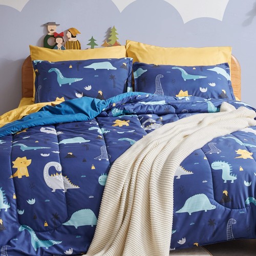 Kids Bedding Twin Comforter Set - Cute Printed for Boys, Girls, Teens, Super ...