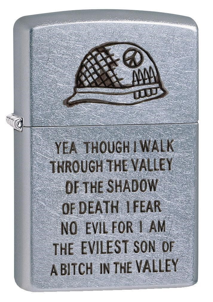 Zippo Vietnam Trench Art, Evilest Lighter, Street Chrome NEW IN BOX