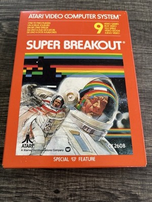 Vintage Super Breakout Game - Atari 2600 - 1981 - Factory Sealed New CX2608