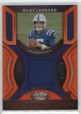 2025 Certified New Generation Jerseys Mirror Orange 56/249 Riley Leonard 00kr