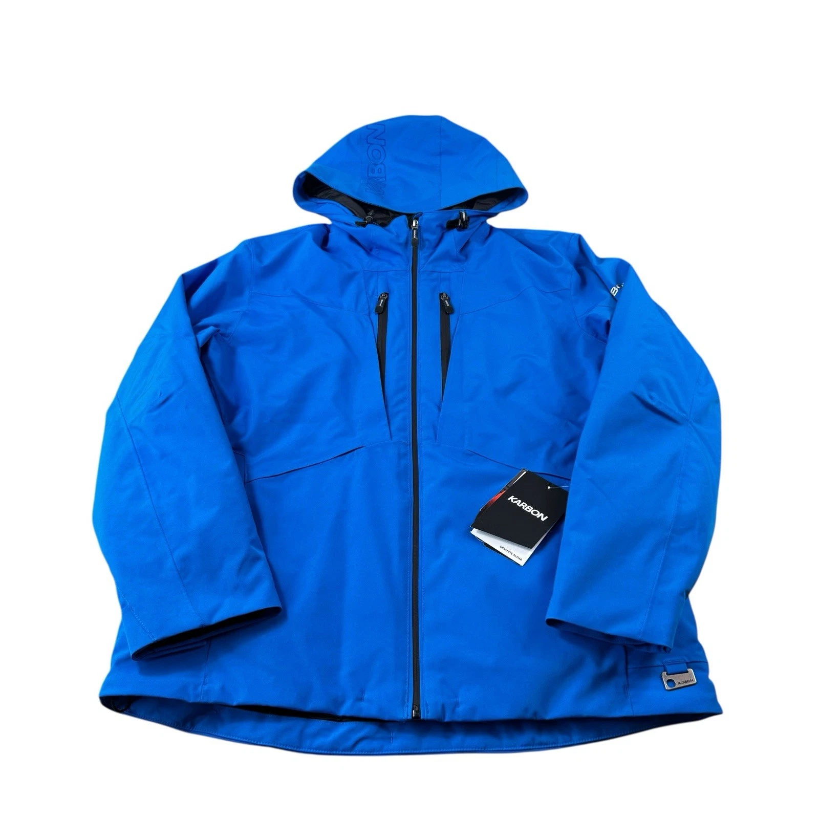 KARBON Blue Full Zip Insulated Hydrogen Jacket Size Men’s Large NWT
