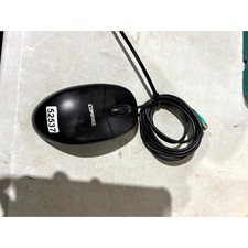 Compaq Optical Mouse Black Wired PS/2 3-Buttons Scroll Wheel for Desktop PC