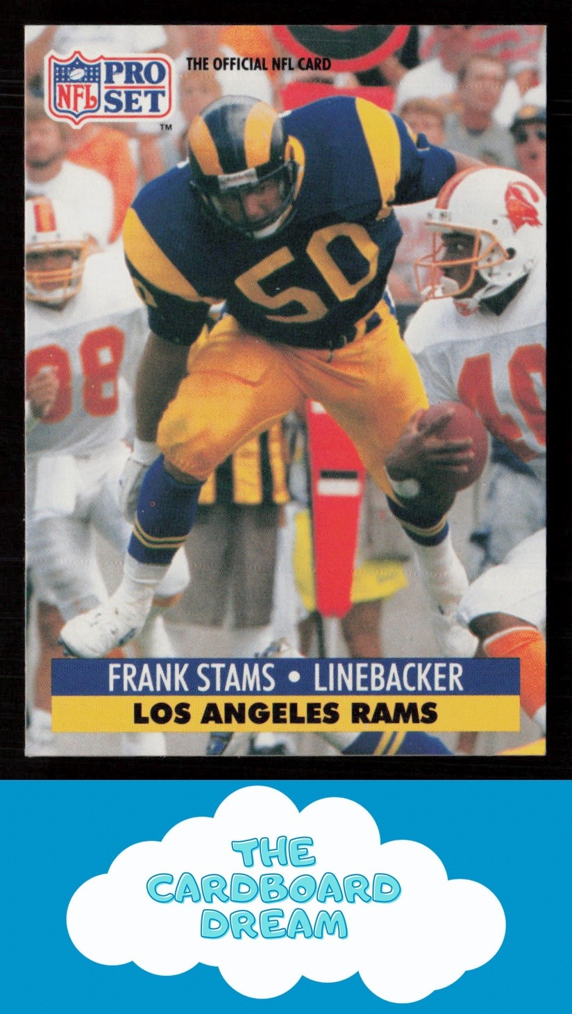 Frank Stams 1991 Pro Set #205 Los Angeles Rams