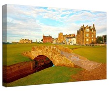 St Andrews Golf Course Wall Art for Living Room Bedroom Home Decorations Golf Co