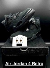 Jordan Air Jordan 4 Retro Black Cat 2020 Suede Men's Sneaker