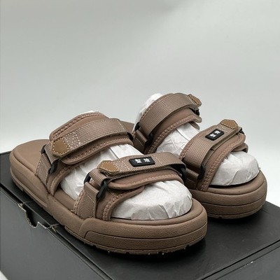 Seichi Sandoru Ichi Sandals Men's US 8 Taupe Open Toe Platform Slide Eby2915