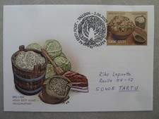 Estland,  FDC "Kohleintopf" Inland, tarifgerecht