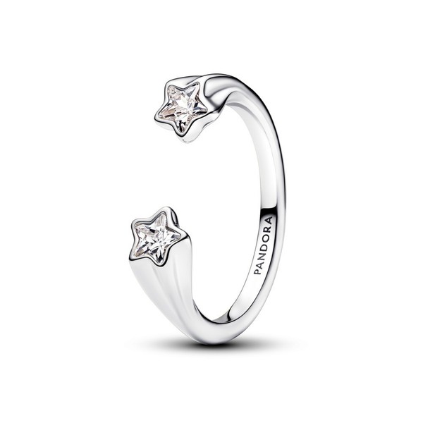 Pandora Ring 193582C01 Weite 54 Sternschnuppen Offener Ring 925/- Silber-image