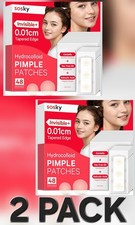 2 Sosky Pimple Patches Invisible 0.01cm Tapered Edge 2 Sizes 48 Patches Per Box