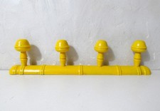 porte manteau en bois 4 patères vintage