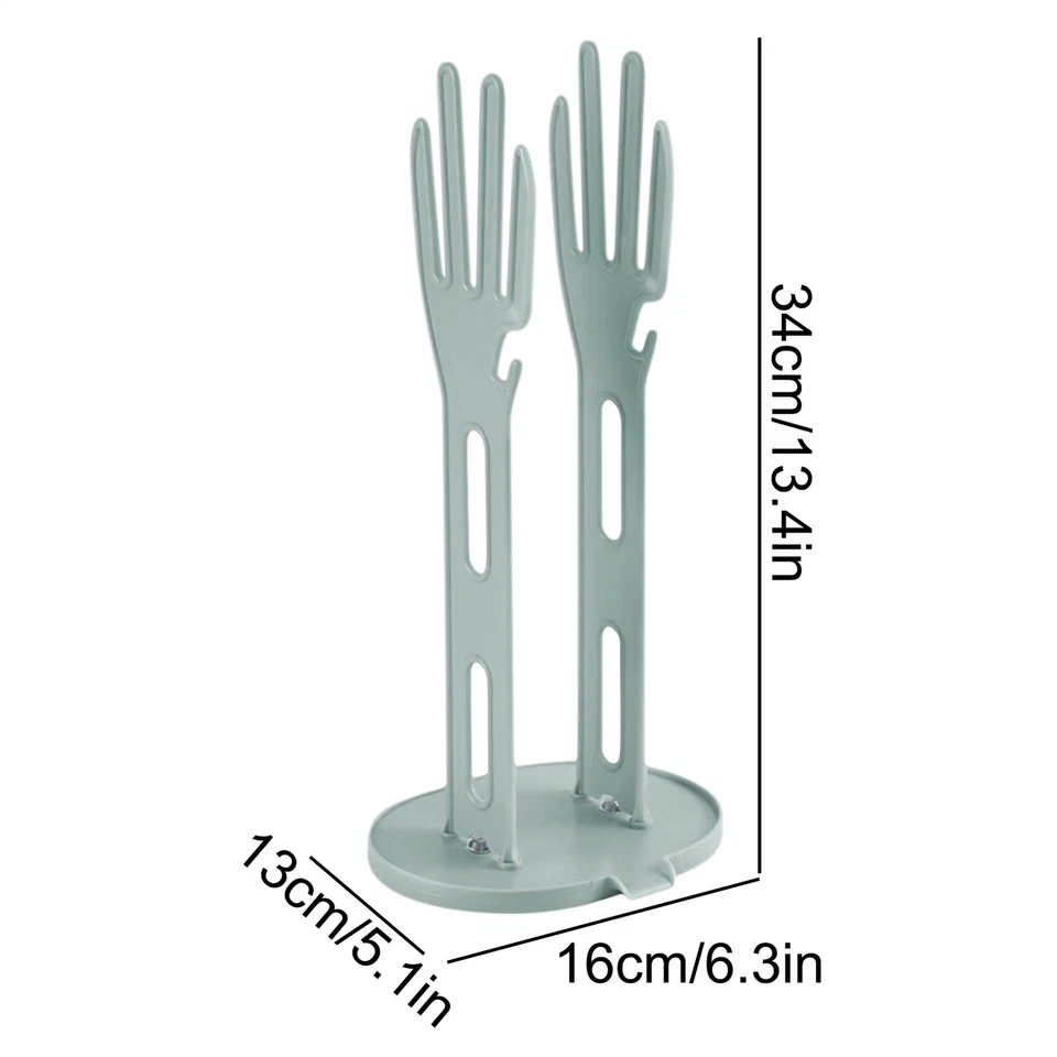 Guantes Secadora Fregadero Toalla Almacenamiento Soportes Mitón Secador Soporte Guantes Foto 3 de 4