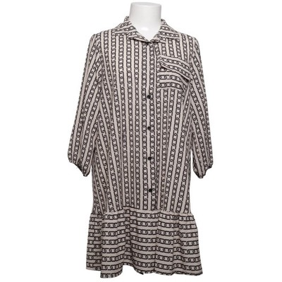 Sassy Classy, Blusenkleid, Größe: L, Beige/Schwarz/Mehrfarbig #5qO