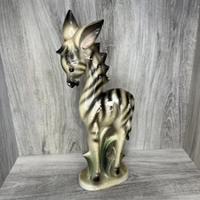 Artmark MCM Japan Zebra Ceramic Figurine 12” 