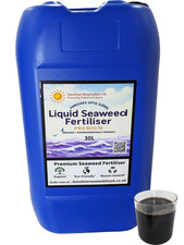 30L Premium Liquid Seaweed Fertiliser 1:200 – Natural Plant Feed for All Growth 2.23 per litre
