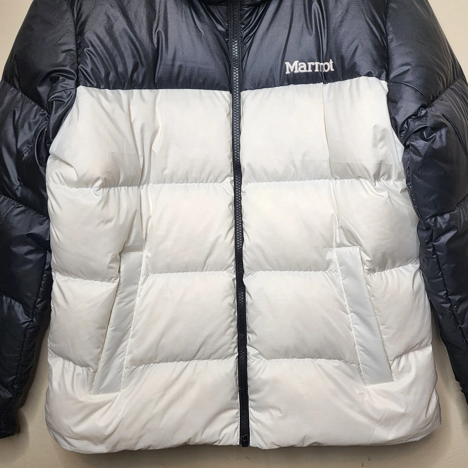 Marmot Guides Down Puffer Jacket Hooded 700 Fill Ski Gorpcore Womens Small - Image 3 of 4