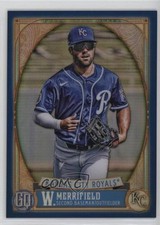 2021 Gypsy Queen Box Topper Chrome Indigo Refractor 25/150 Whit Merrifield 13c1