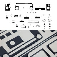 Innenraum Dekor Cockpit FüR Opel Movano 2002-2010 Piano Schwarz Optik 33Tlg