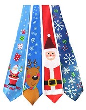 OriginalPCS One-off Christmas Tie Mens and boys Necktie for Festival 4