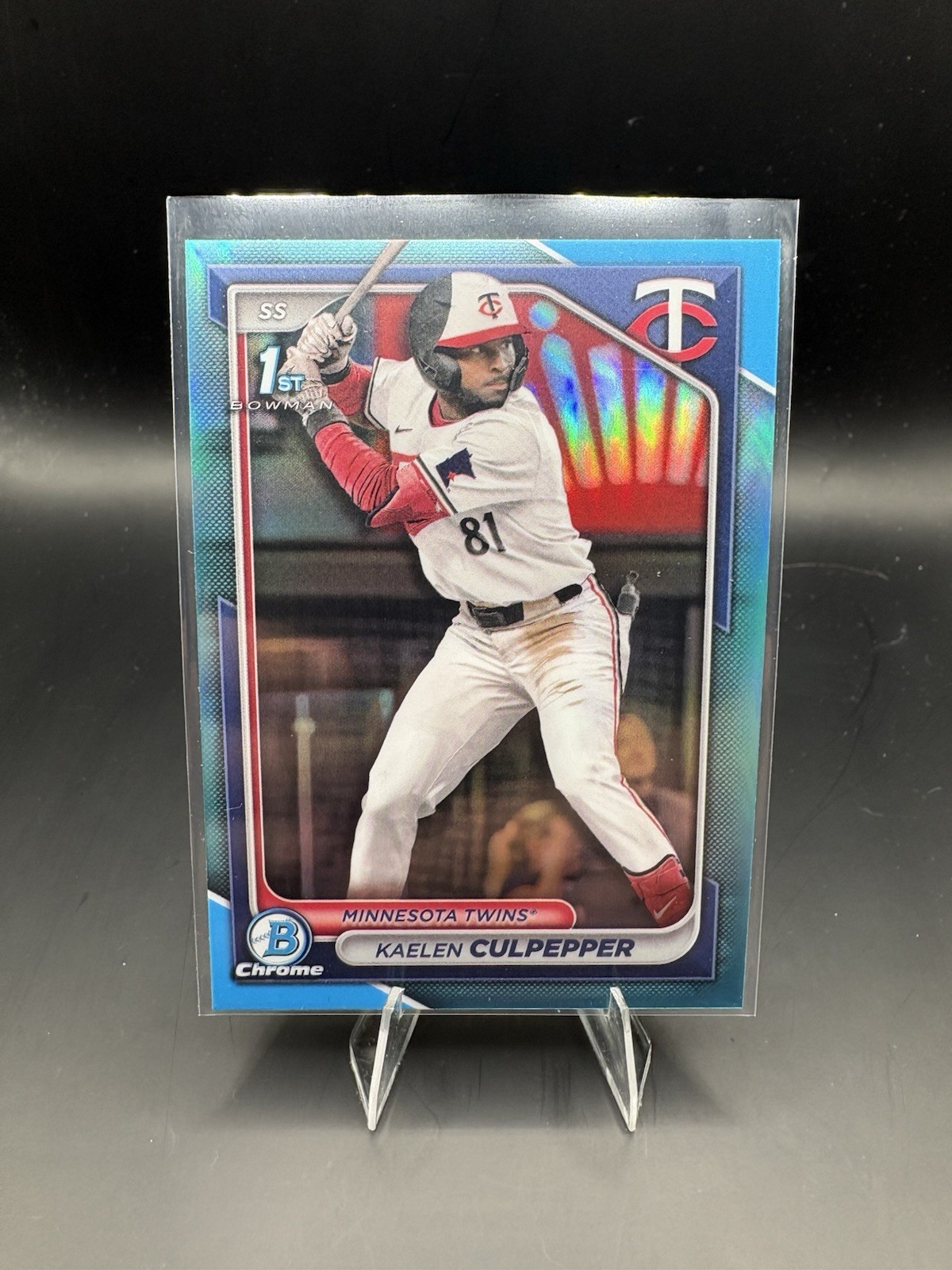 2024 Bowman Draft Chrome Sky Blue Refractor Kaelen Culpepper #BDC-98