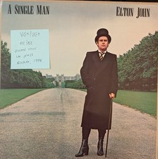 Elton John A Single Man Vinyl Record LP VG+/VG+ TRAIN1 1978