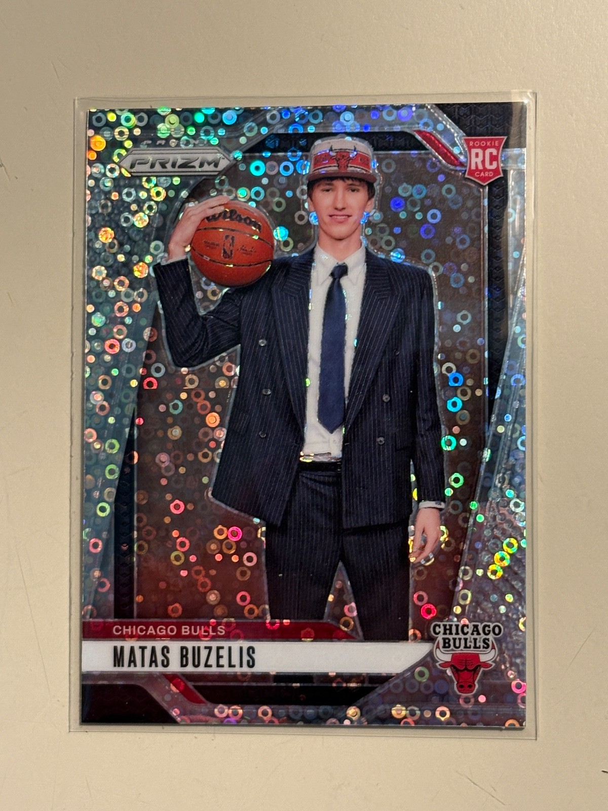 2024-25 Prizm Matas Buzelis #252 Rookie Silver Fast Break Variation Bulls RC