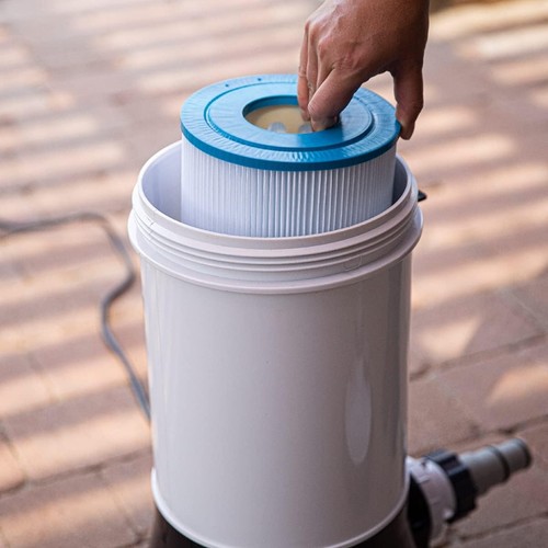 Efficient Cartridge Filter System for Above-Ground Pools - 0.25hp Built-in Pump - Picture 8 of 9