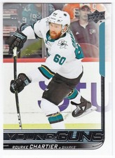 2018-19 Upper Deck Series 2 Young Guns ROURKE CHARTIER 495 San Jose UD RC Rookie