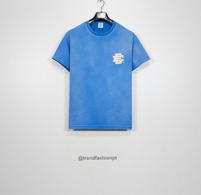ERIC EMANUEL EE short sleeve tshirt - washed blue S