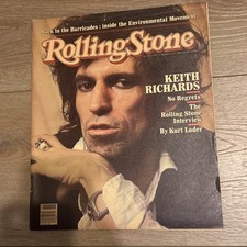 Rolling Stone Magazine Issue 356 Keith Richards, NOVEMBER 12, 1981