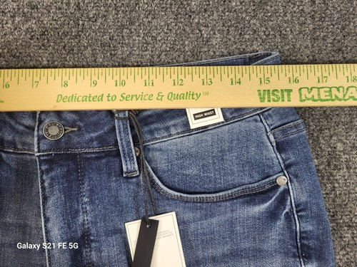 Judy Blue Slim Boot Denim Jeans Womens 14/31x31 High Rise Whiskering Stretch NWT - Picture 15 of 19