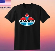 Amoco Standard Oil Company Men's Black Size S-5XL