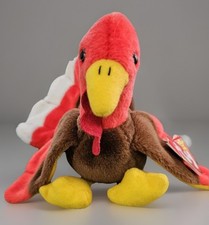 TY Beanie Baby Gobbles the Turkey 1996 Original Plush Thanksgiving