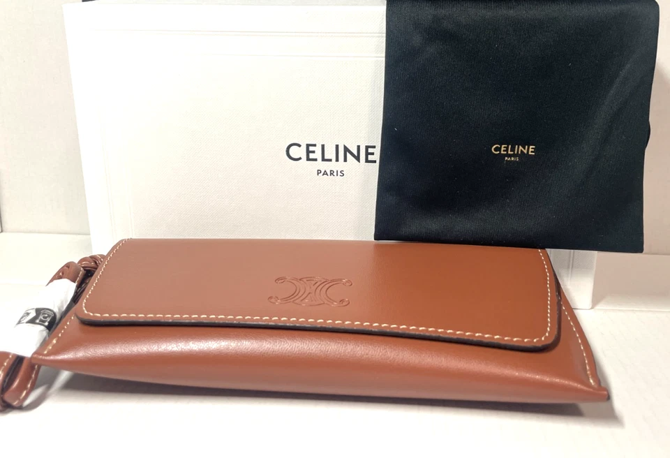 CELINE PARIS ПОДЛИННЫЙ СОЛНЦЕЗАЩИТНЫЕ ОЧКИ КОЖАНАЯ СУМКА С КОРОБКОЙ МЕШОК ТКАНИ - Изображение 3 из 4