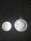 2 Aztek Silver Rounds Half Ounce And Guarter Ounce 27 Grams