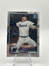 2020 Bowman Chrome Jordan Yamamoto #24 Rookie RC Miami Marlins