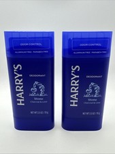2x- Harry's Aluminum Free Deodorant for Men - Stone Scent, 2.5 oz