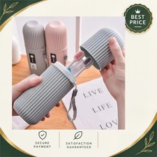 Travel Toothbrush Toothpaste Holder Case Portable Camping Storage Box