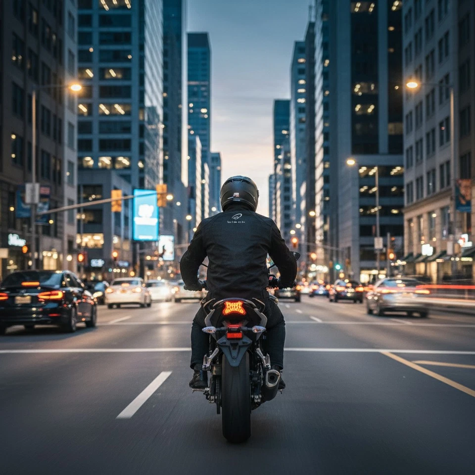 Premium Air AA Rated Armoured Motorcycle Jacket by Black For Summer Riding - Image 2 of 4